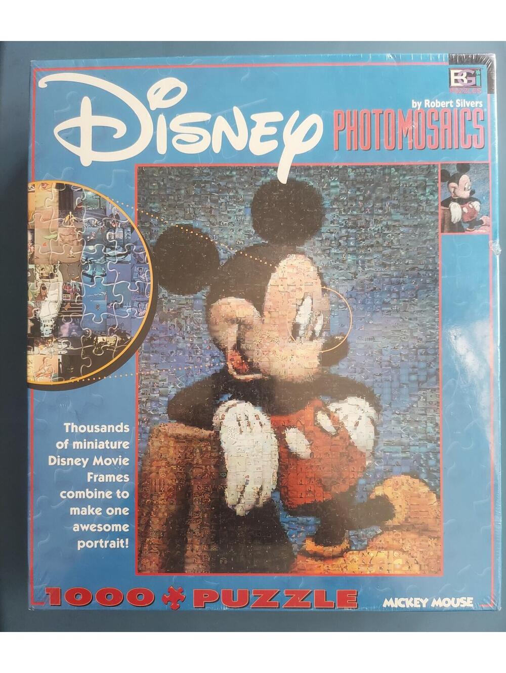 Disney Photomosaics Mickey Mouse Jigsaw Puzzle Over 1000 Pieces